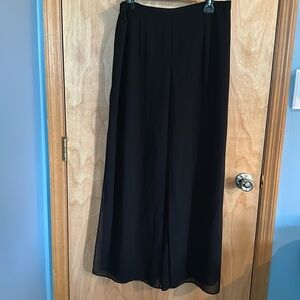 Women’s Size 14W Evening Wear Black Dress Pants